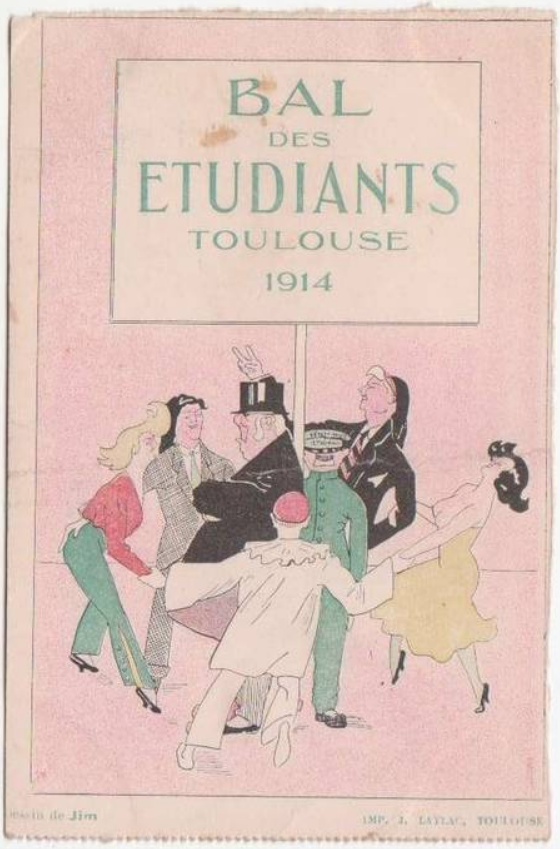 1914 Toulouse Bal des étudiants