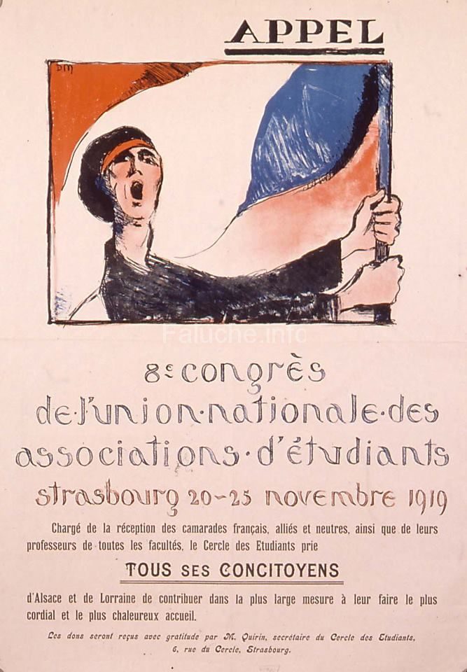 UNEF 8ème congrès de Strasbourg - 1919